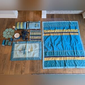 Cute Blue Winter Solstice Theme Decor